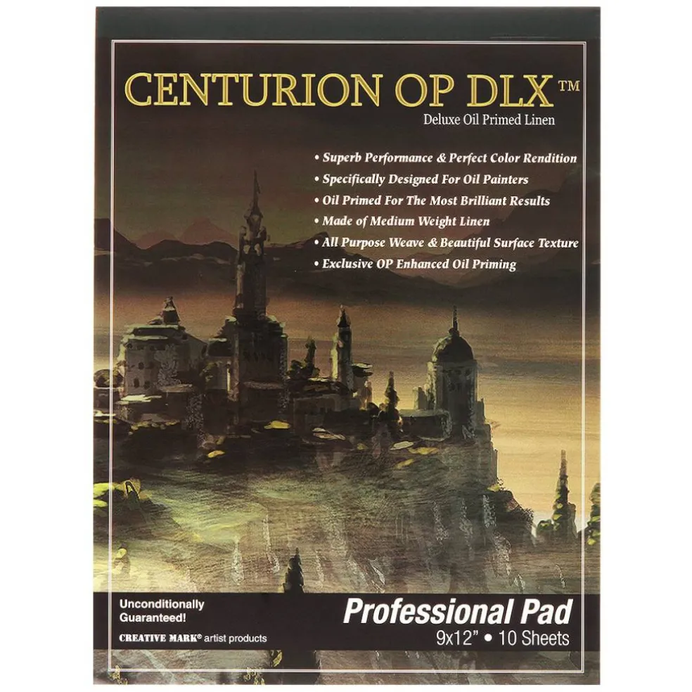 Centurion Deluxe Oil Primed Linen Pad 9"x12" - 24 Pack