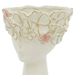 Ceramic Head Decorative Pot by Ashland®