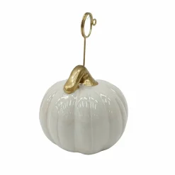 4.5" Ceramic Pumpkin Place Card Holder by Ashland®