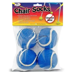 Chair Socks, Blue, Pack of 4