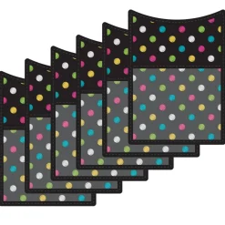 Chalkboard Brights Magnetic Storage Pocket, Pack of 6