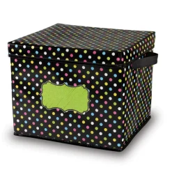 Chalkboard Brights Storage Box with Lid
