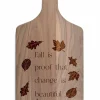 17" Change Is Beautiful Walnut Paddle Cutting Board