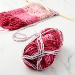 Charisma® Tweed Stripe Yarn by Loops & Threads®
