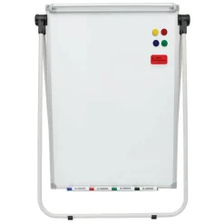 Charles Leonard® Double Sided Magnetic Whiteboard Easel