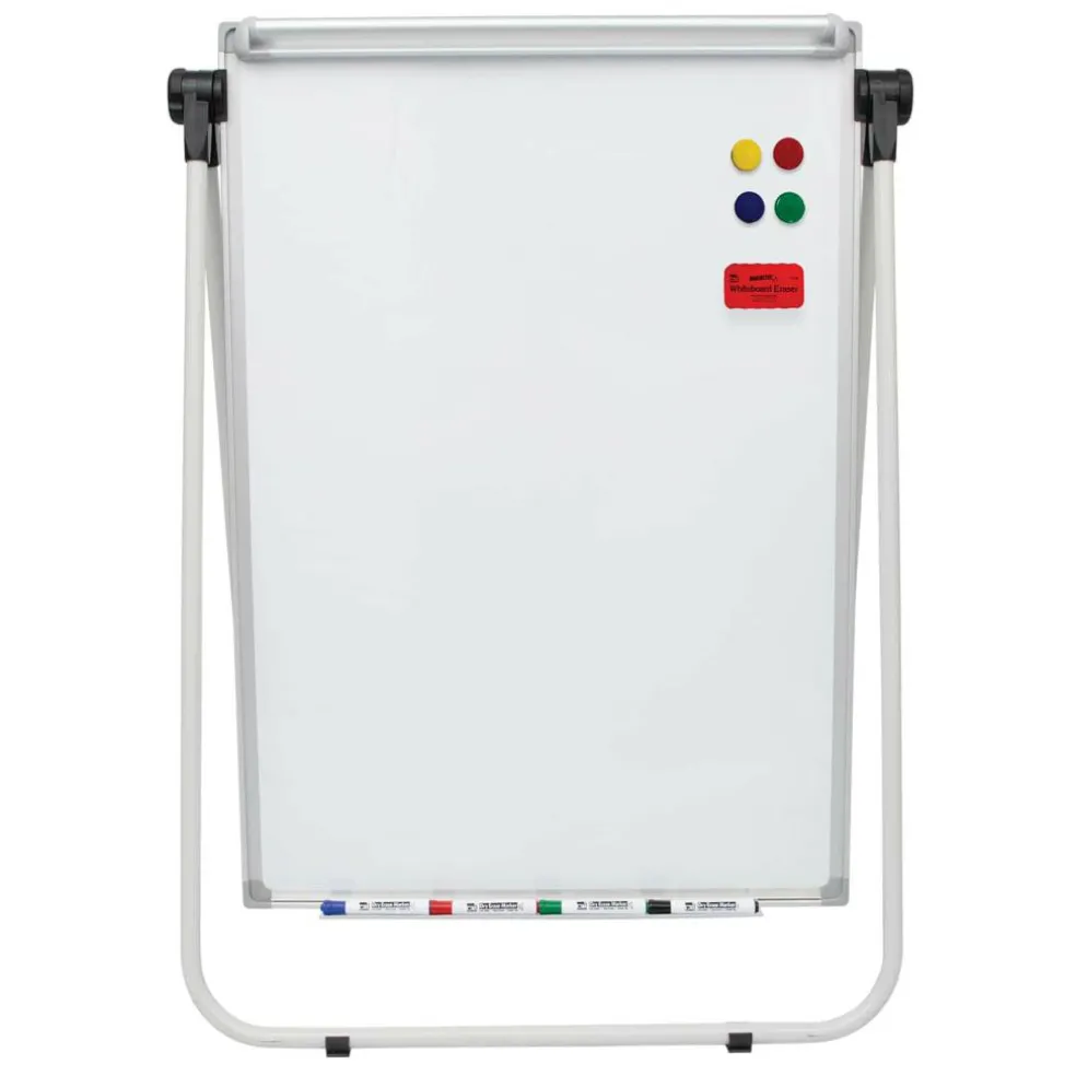 Charles Leonard® Double Sided Magnetic Whiteboard Easel