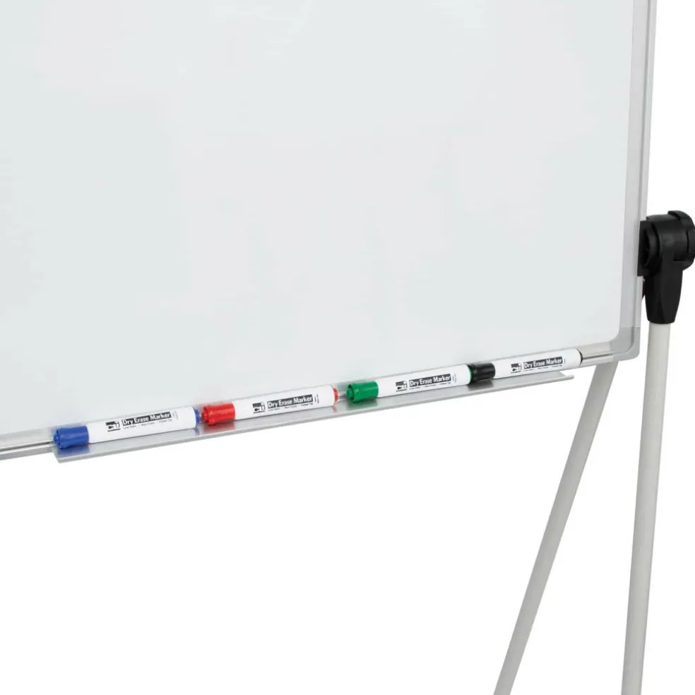 Charles Leonard® Double Sided Magnetic Whiteboard Easel