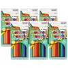 Charles Leonard Pre-Sharpened Colored Pencils, 6 Packs of 12