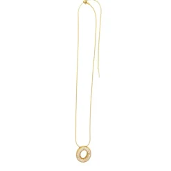 Charmed Bar Crystal-Studded Gold Letter Charm by Bead Landing™