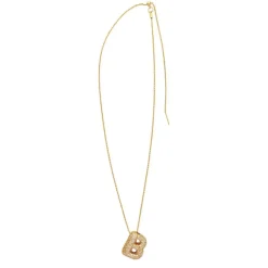 Charmed Bar Crystal-Studded Gold Letter Charm by Bead Landing™
