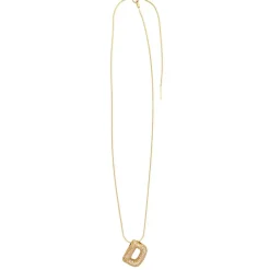 Charmed Bar Crystal-Studded Gold Letter Charm by Bead Landing™
