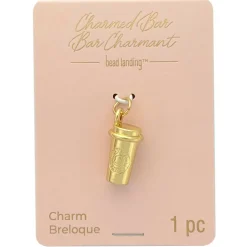 Charmed Bar Gold Coffee Cup Charm by Bead Landing™