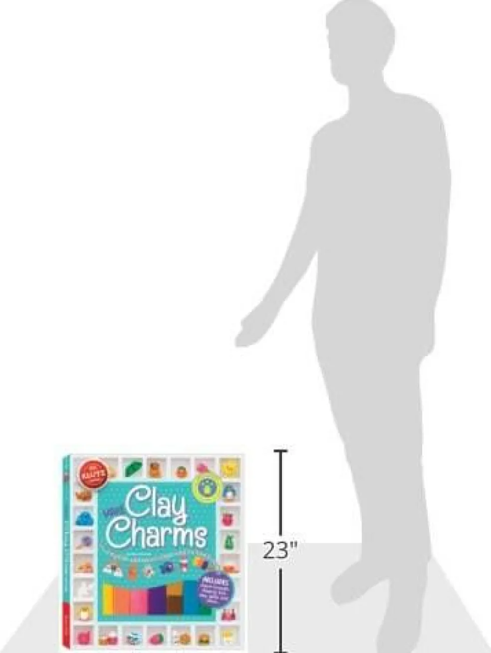 Charms (Klutz Craft Kit) 8" Length x 1.19" Width x 9" Height