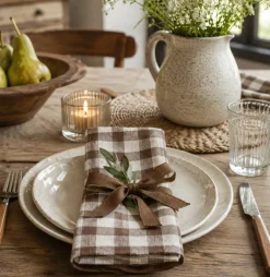 Checkered Fabric Napkins, 4ct. by Ashland®