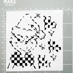 Checker Pattern Permanent Vinyl by Make Market®