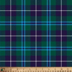 Check Plaid Flannel Fabric | By The Yard | Sewing and Crafting | 42 inches wide