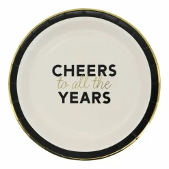 9" Cheers to all the Years Dinner Plates, 8ct. by Celebrate Itâ„¢