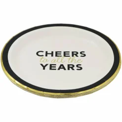 9" Cheers to all the Years Dinner Plates, 8ct. by Celebrate It™