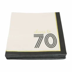 Cheers to 70 Beverage Napkins, 20ct. by Celebrate It™