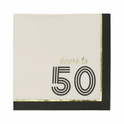 Cheers to 50 Beverage Napkins, 20ct. by Celebrate It™
