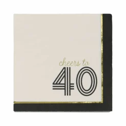 Cheers to 40 Paper Beverage Napkins, 20ct. by Celebrate It™