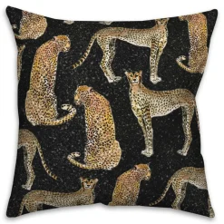 Cheetahs Indoor/Outdoor Throw Pillow