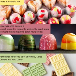 Chefmaster 2-Ounce Liquid Candy Color 8 Color Kit