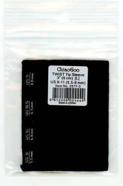 ChiaoGoo 2577-3 Large Twist Tip Sleeve, 3