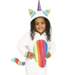 Child Rainbow Unicorn Halloween Costume