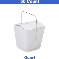 Chinese Takeout Containers Quart 32 oz 50 EACH / PACKAGE