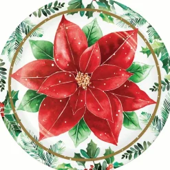 Christmas Blossom Dessert Plates
