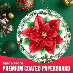 Christmas Blossom Dessert Plates