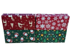 Christmas Treat Boxes – Assorted 4-Pack (12"x5")