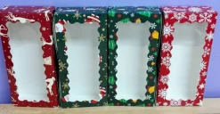 Christmas Treat Boxes – Assorted 4-Pack (12