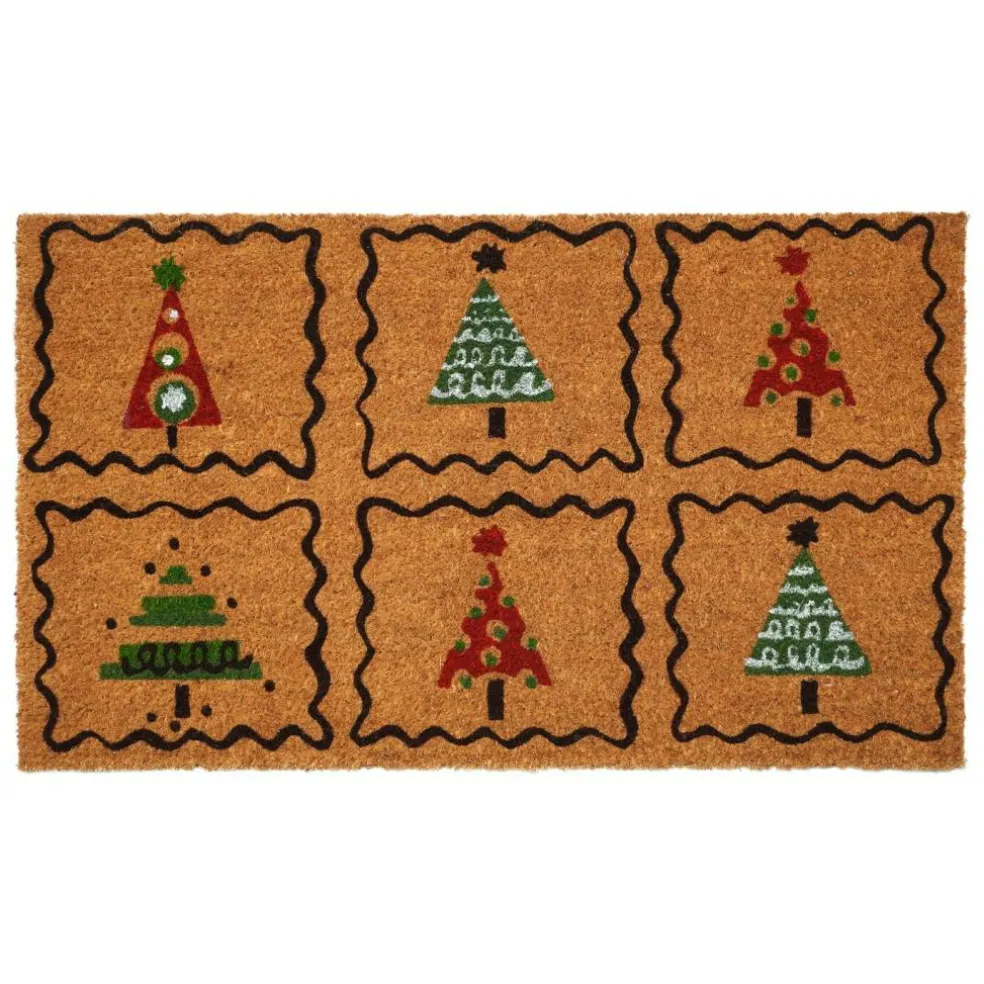 Christmas Trees Doormat