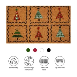 Christmas Trees Doormat