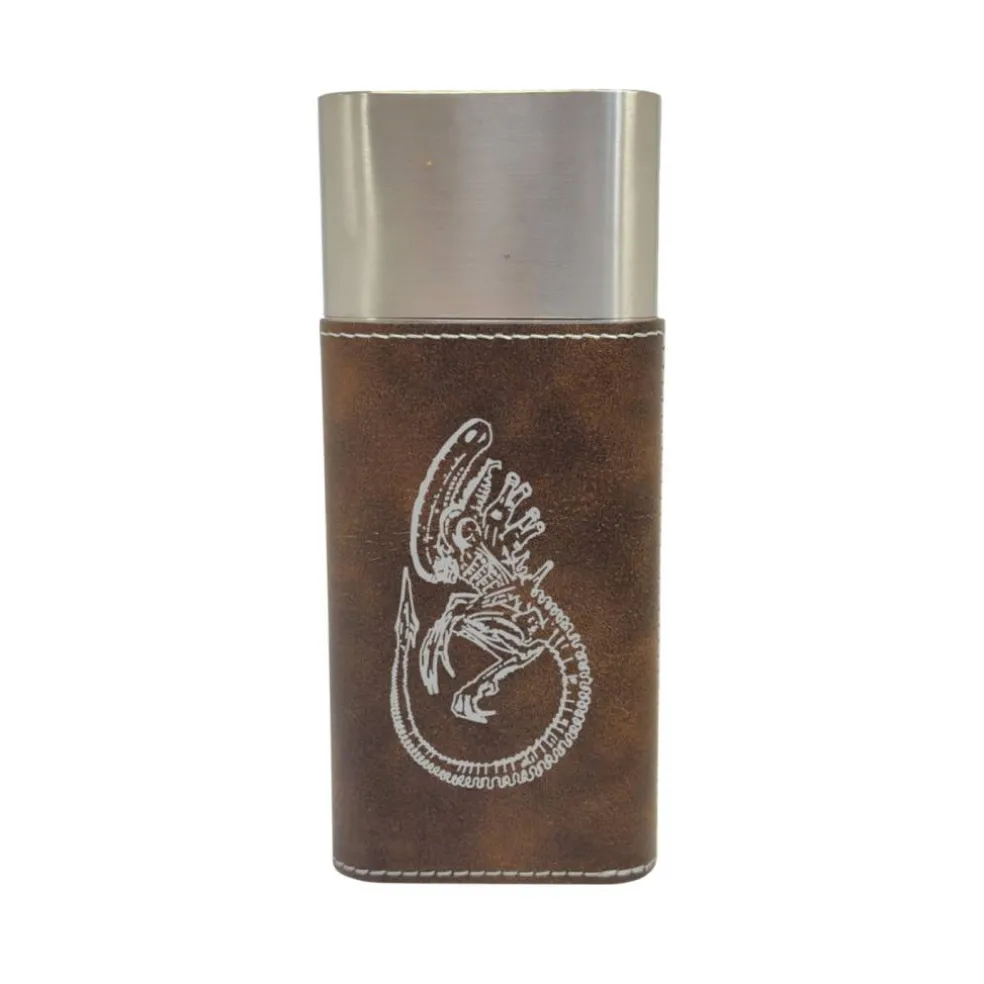 Cigar Case with Cutter - Alien Fossil Leather