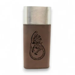 Cigar Case with Cutter - Alien Fossil Leather