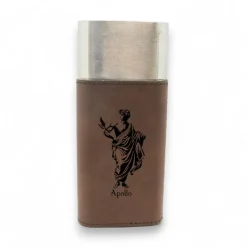 Cigar Case with Cutter - Apollo God of music and art - Leather