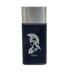 Cigar Case with Cutter - Athena Goddess of Wisdom - Leather
