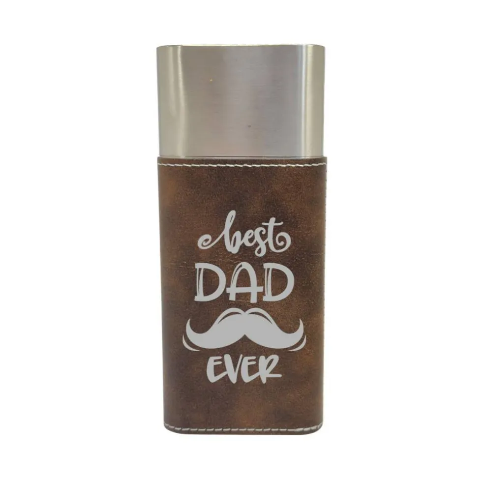 Cigar Case with Cutter - Best Dad Ever - Leather