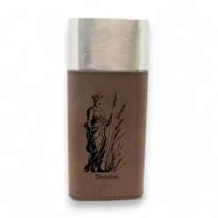 Cigar Case with Cutter - Demeter Goddess of Agriculture - Leather