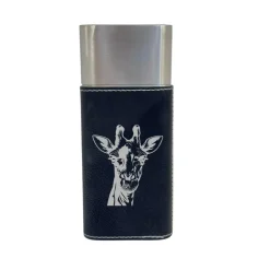 Cigar Case with Cutter - Giraffe - Leather