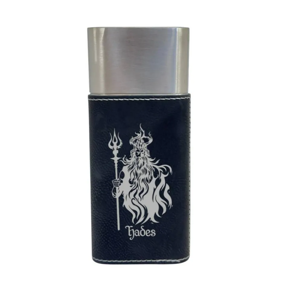 Cigar Case with Cutter - Hades God of the Underworld - Leather