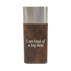 Cigar Case with Cutter - I am kind of a big deal - Leather