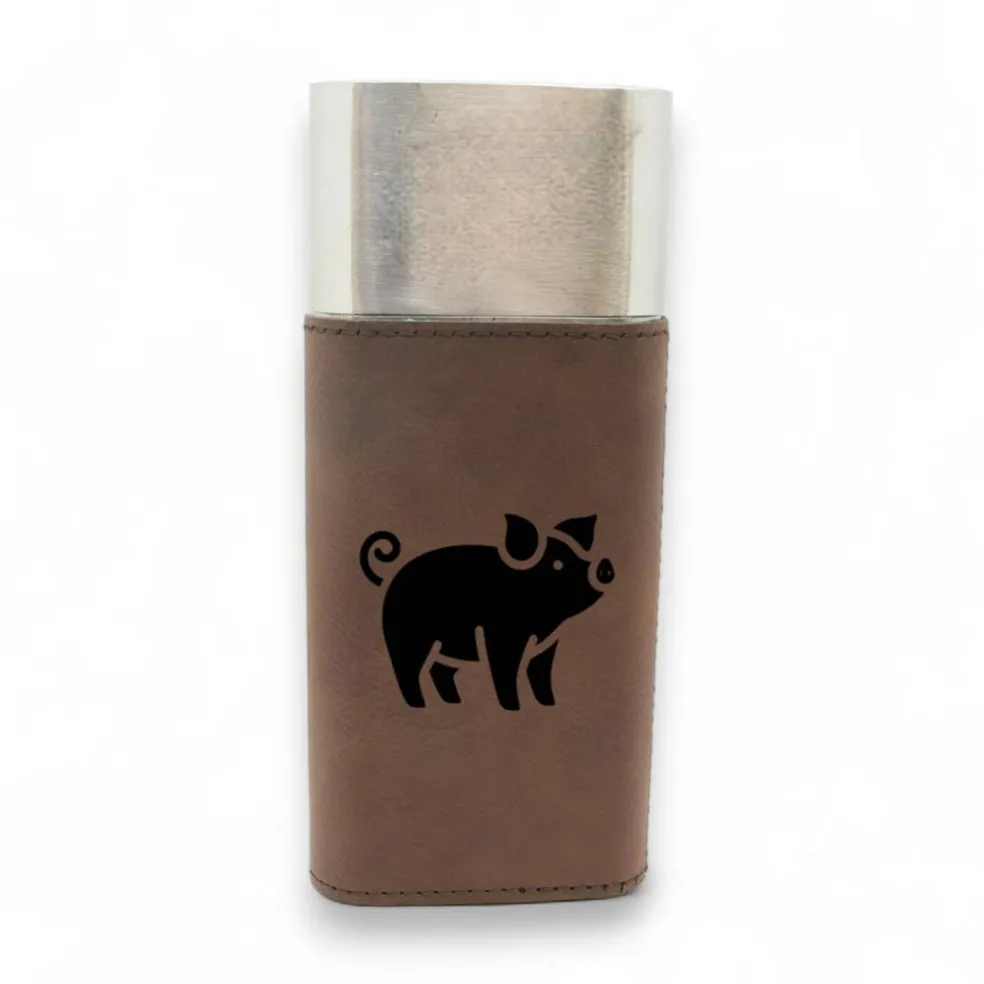 Cigar Case with Cutter - Piglet - Leather