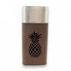 Cigar Case with Cutter - Pineapple - Leather