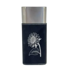 Cigar Case with Cutter - Sunflower - Leather