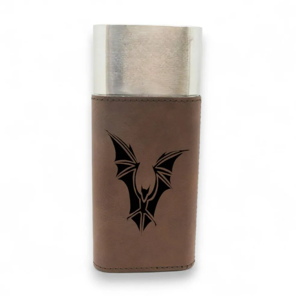 Cigar Case with Cutter - The Bat - Leather