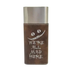 Cigar Case with Cutter - We're all mad here - Leather